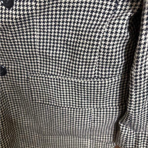 Vintage RARE Guy Laroche 100% Silk Houndstooth Blazer Men’s 40R Double Breasted - Picture 8 of 12